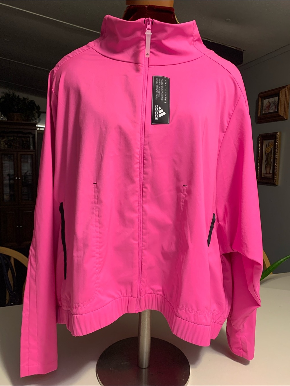 adidas Women’s Primeblue Track Jacjet with Full-Zip Up NWT